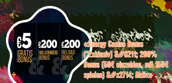 Energy casino 5 euro bonus