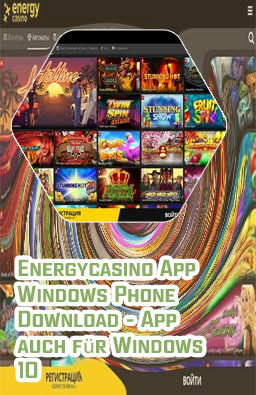 Energycasino app